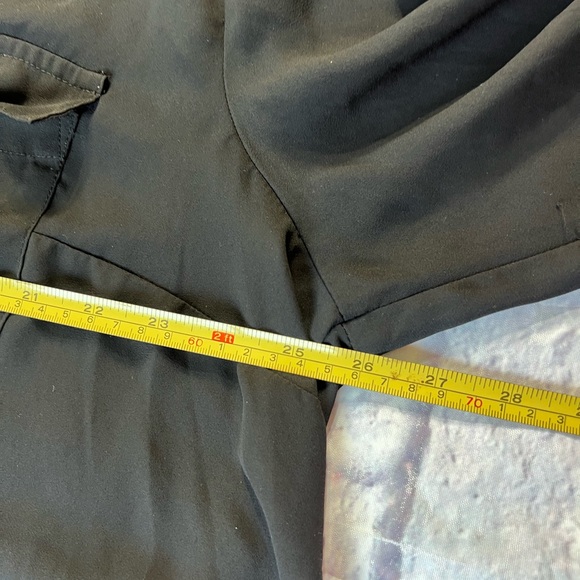 Torrid Women's Harper Georgette Pullover 3/4 Sleeve Blouse Black Plus Size 2 - Picture 5 of 9